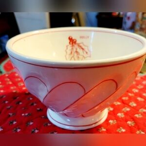 Holly Berry Ceramic Bowl